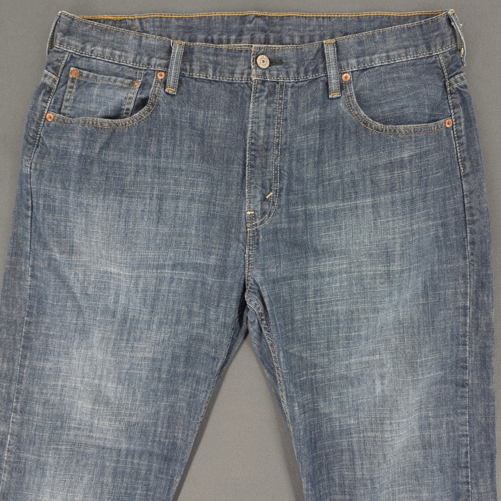 Levis 569 Loose Straight Leg Jeans Mens 36x34 Blue Denim Medium Wash 100% Cotton